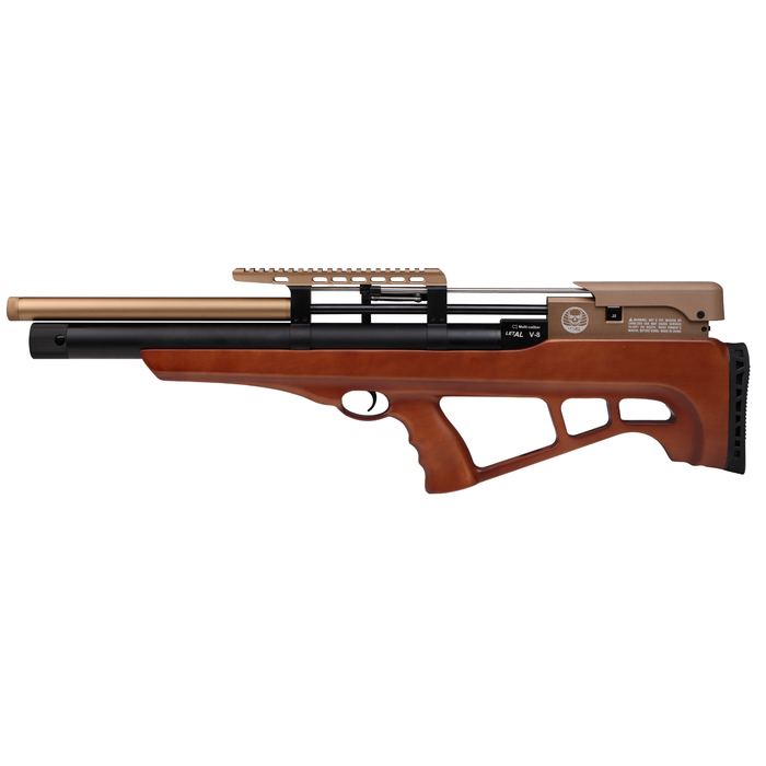 Rifle letal v-8 v8 doble calibre 5,5 y 6,35 (incluye 2 cañones) regulado
