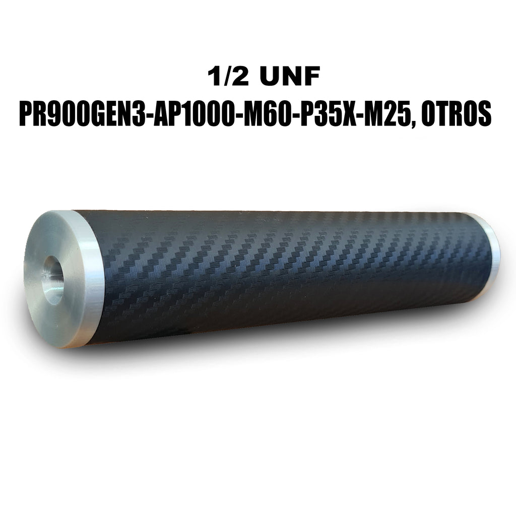 Silenciador 1/2 UNF PR900GEN3 M60 M25 P35X AP1000 AIRSOFT